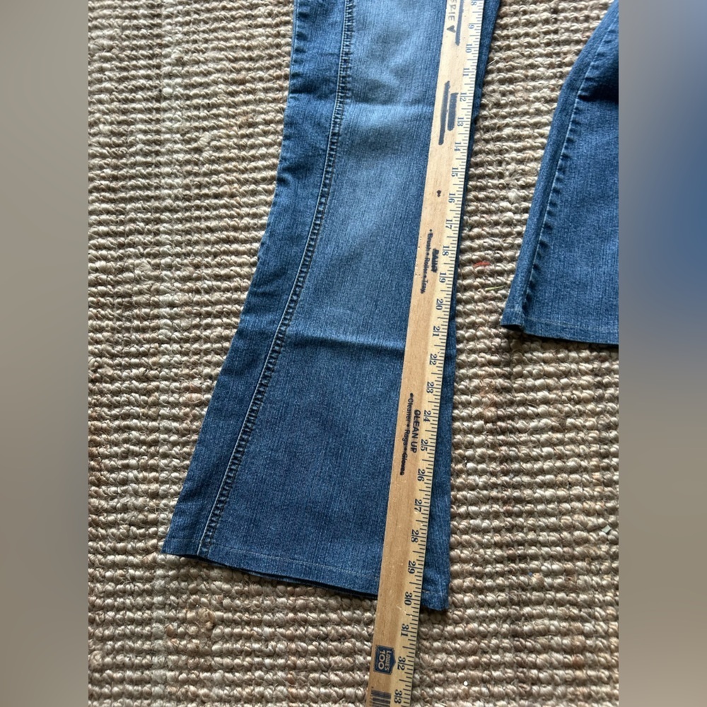 Vintage 90s stretch flares / low waist - Picture 7 of 12